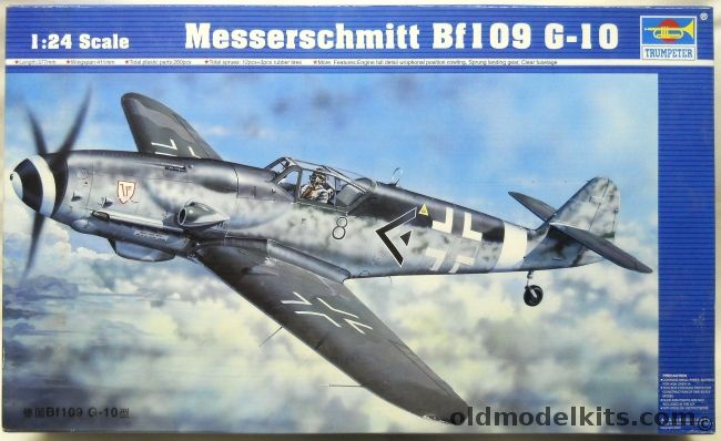 Trumpeter 1/32 Messerschmitt Bf-109 G-10 Late -  (Bf109G10), 02409 plastic model kit